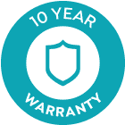 10 Year Warranty