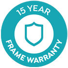 15 Year Frame Warranty