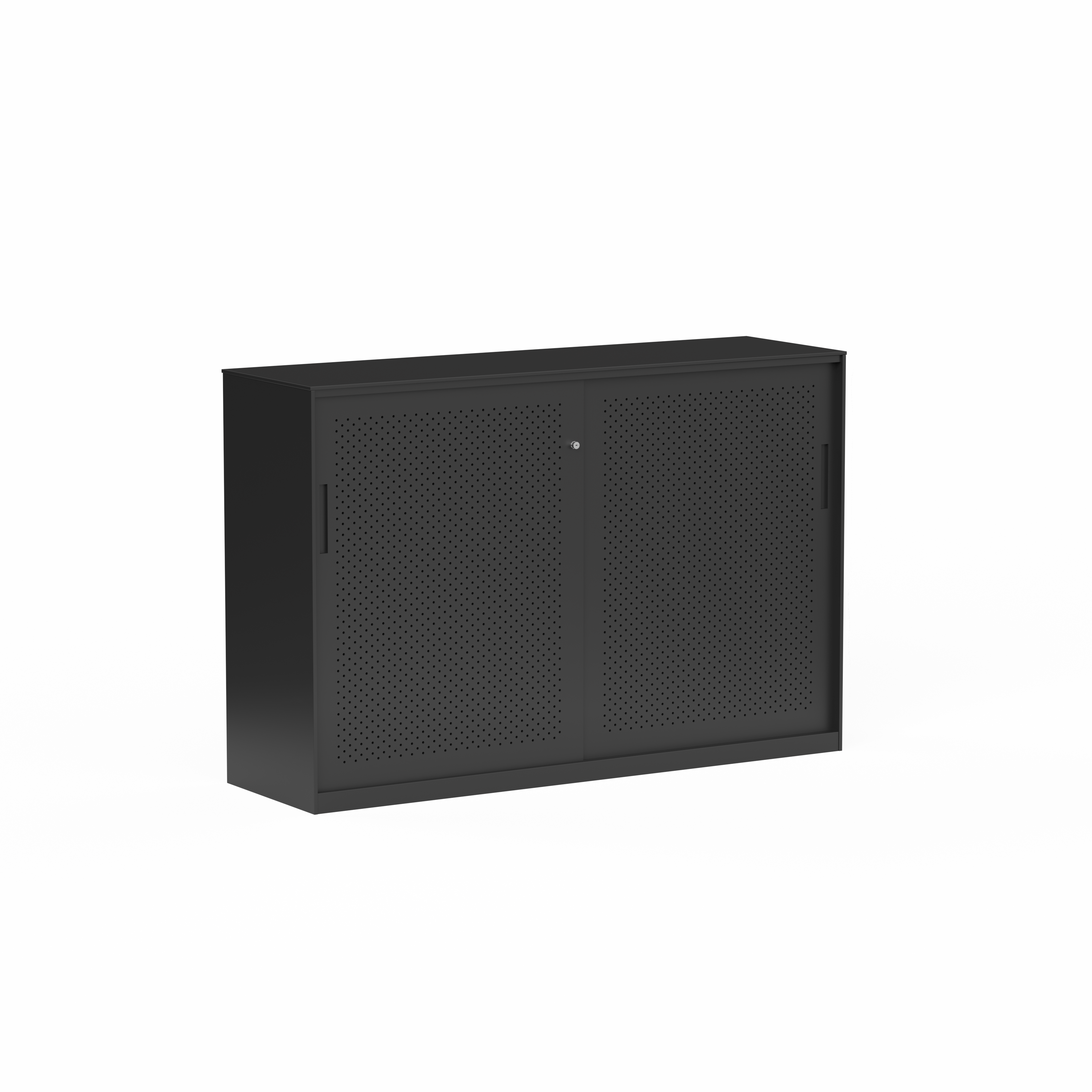 06 Tempo Sliding Door Credenza 1020H x 1530W x 450D_Black