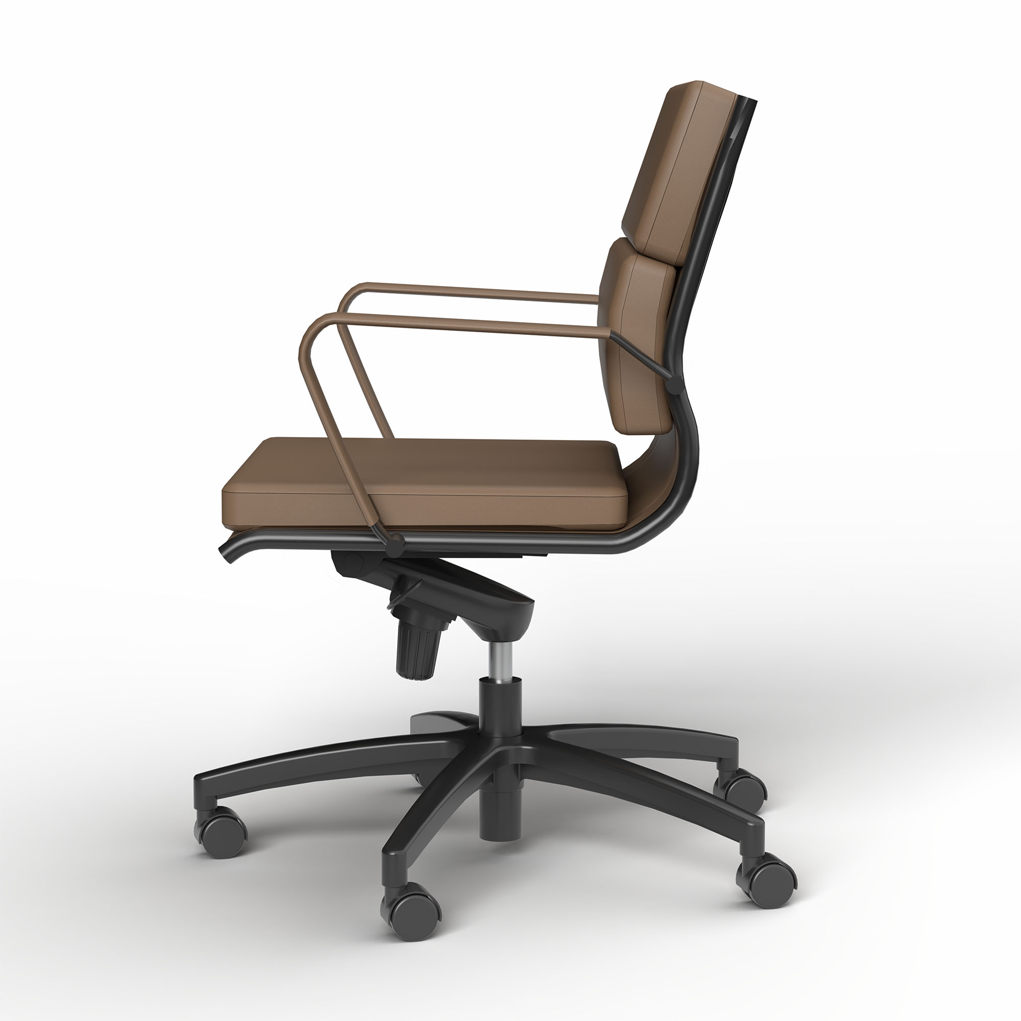 Mode Midback Chocolate PU – Side View