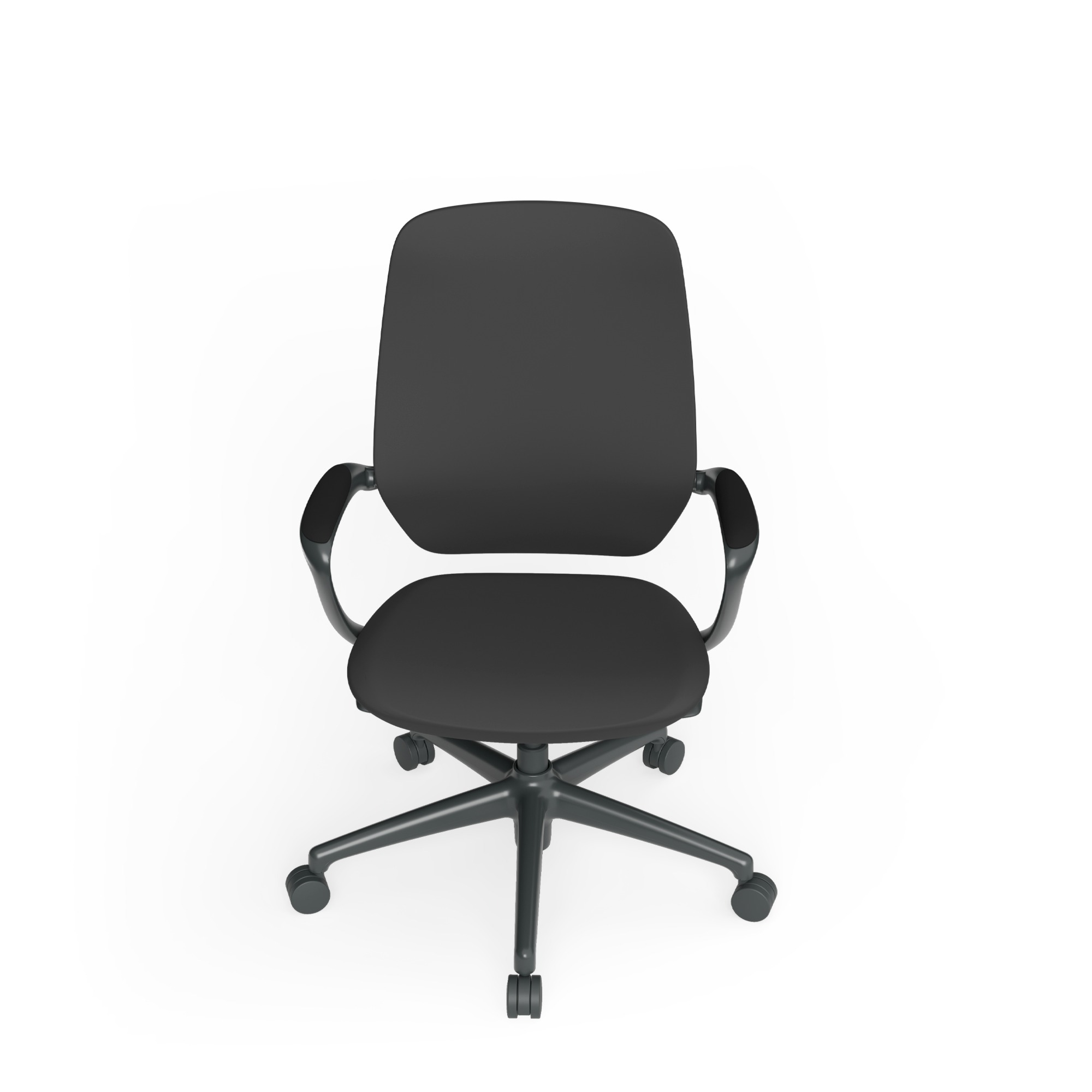 Astral Executive Chair (Black)-Overhead View