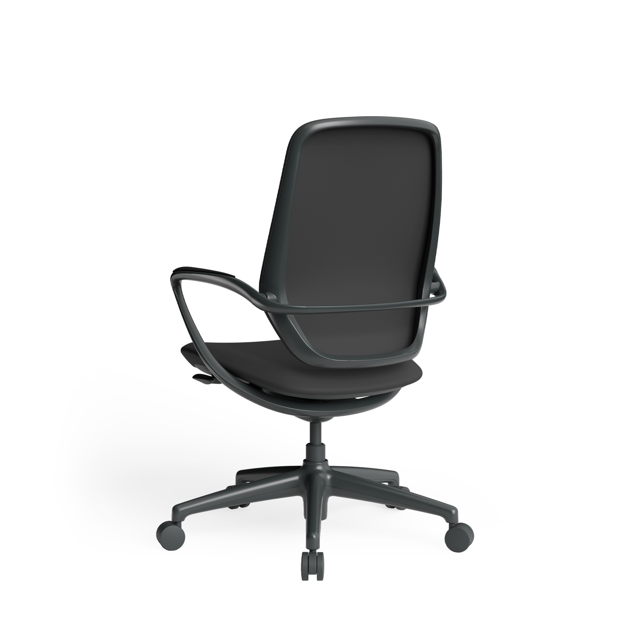 Astral Executive Chair (Black)-Rear Back View