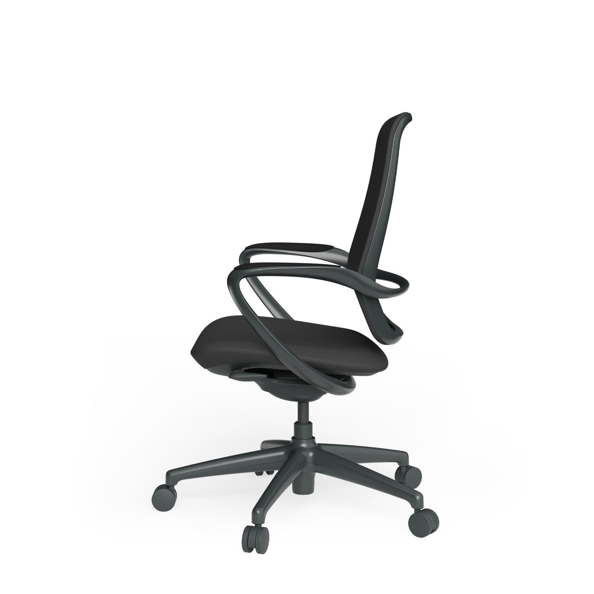 Astral Executive Chair (Black)-Side
