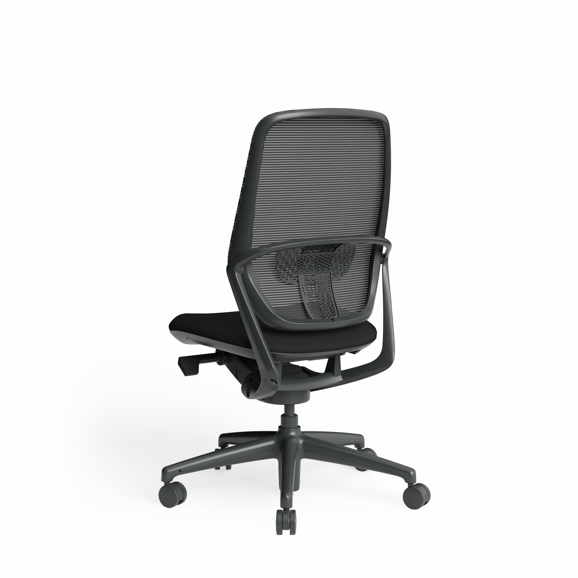 Astral Executive Chair no Arms – Back Angled View 1700