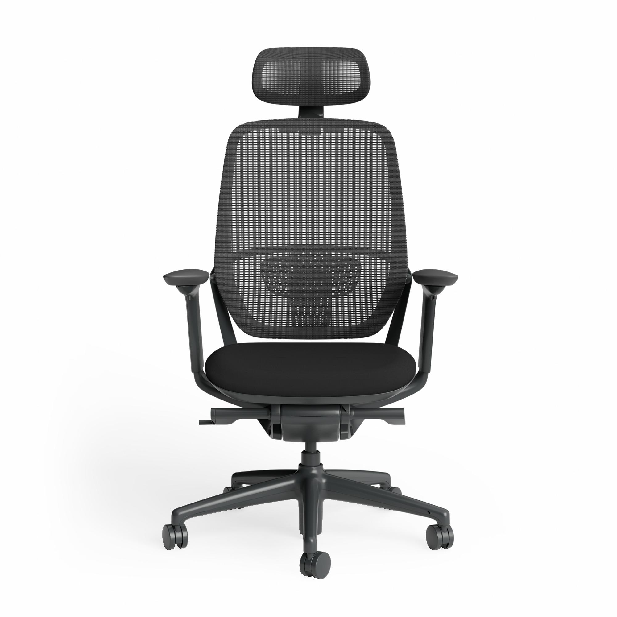Astral Executive Chair with Adjustable Armrest & Headrest – Front View 1700