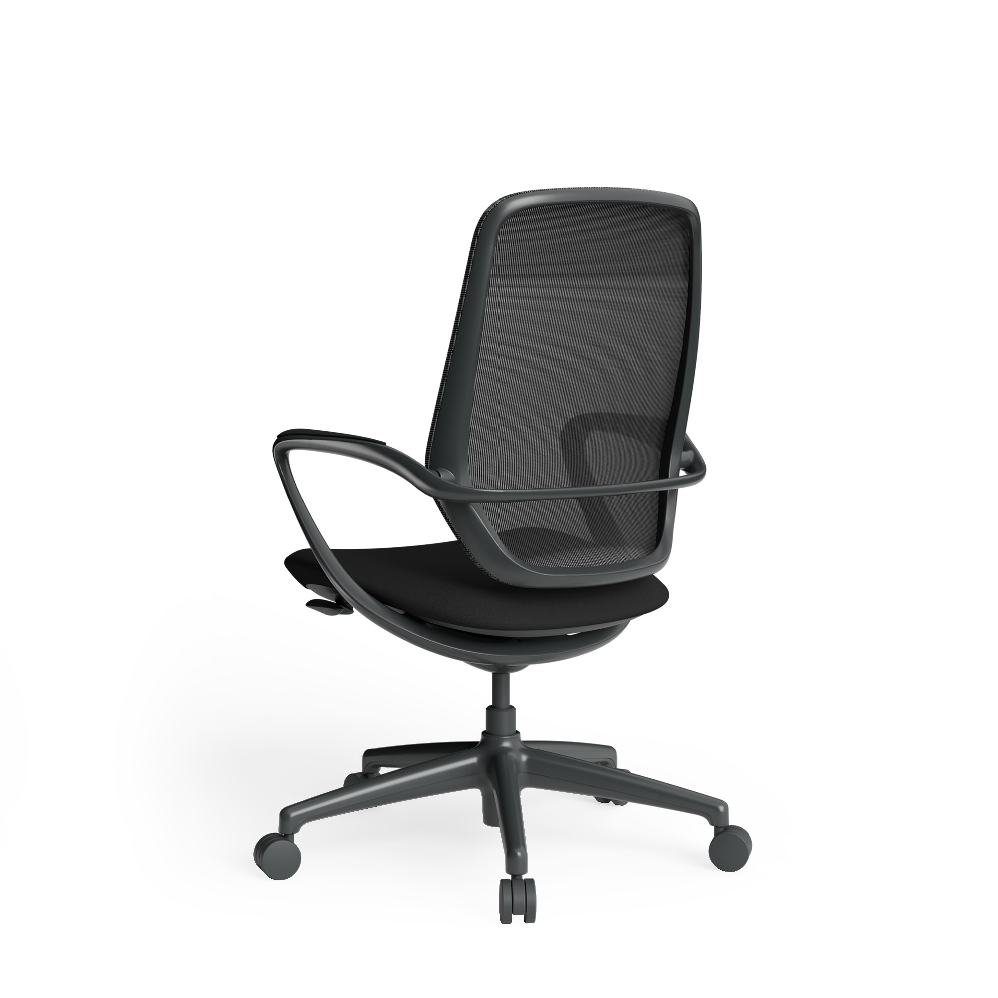 Astral Meeting Chair – Back Angled View 1700